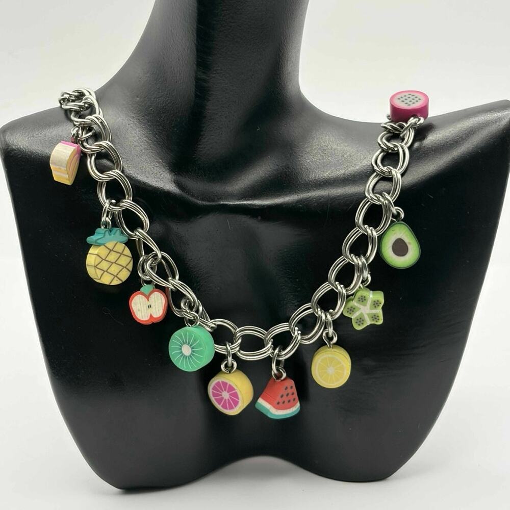 Silver Fruit Necklace